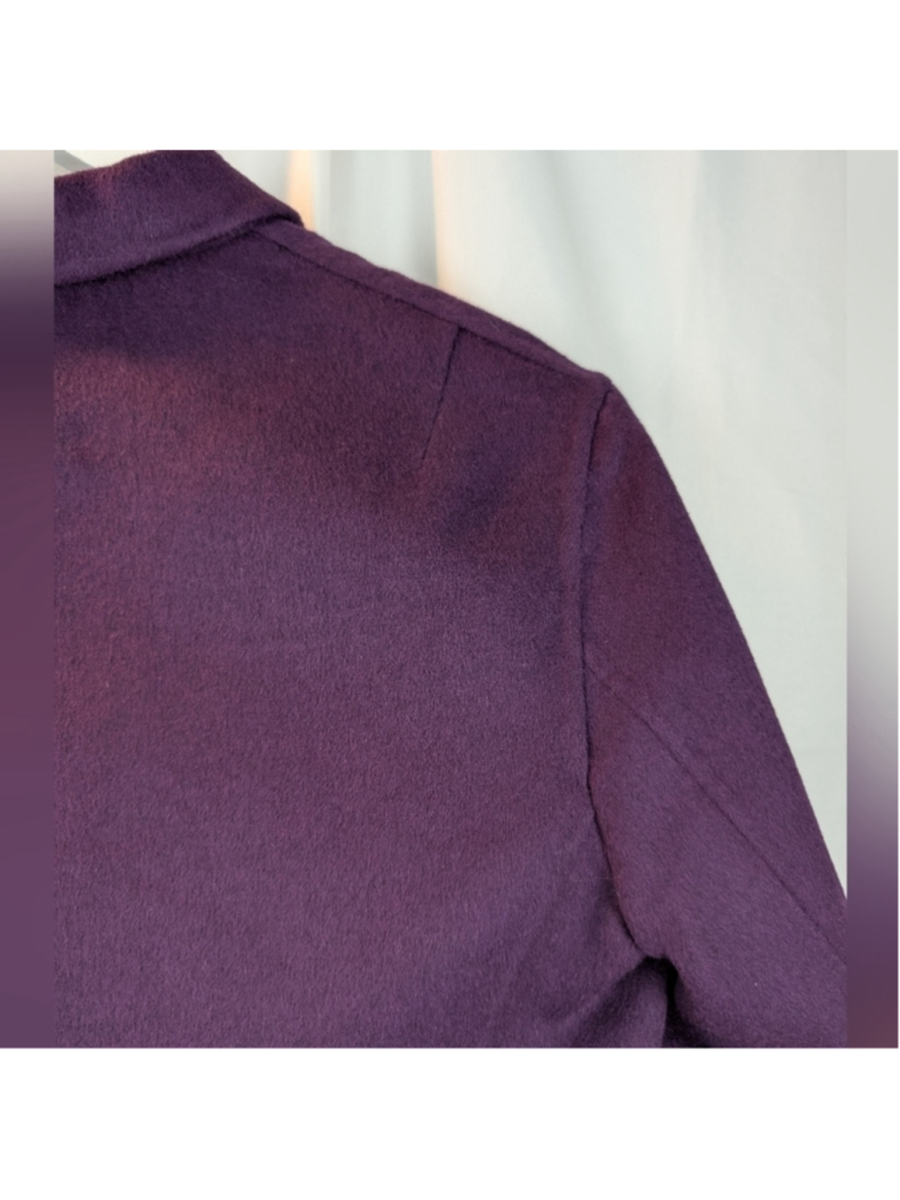 Jil Sander Purple Wool Blend Women's Jacket Size 8(38) In EUC - Picture 9 of 11
